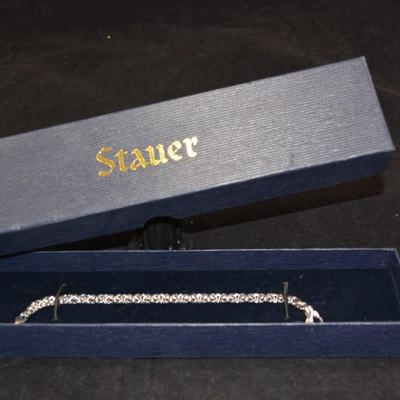 Stauer 925 Sterling Byzantine Bracelet 8" 10g