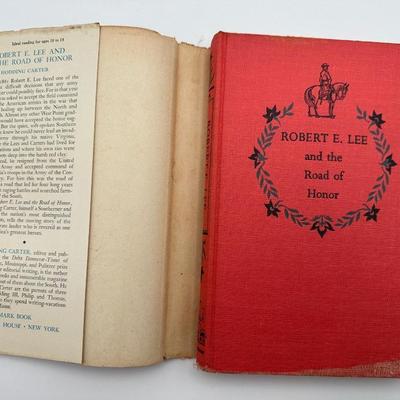 SIGNED by Author, Hodding Carter. Robert E. Lee and the Road of Honor
