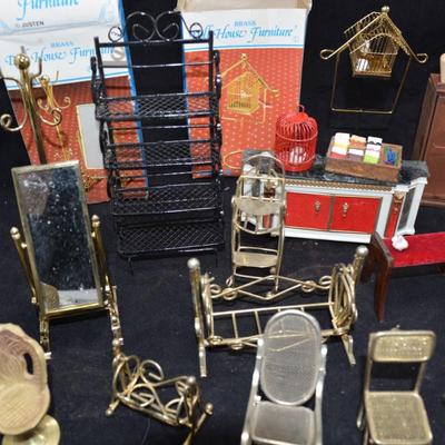 Large Lot of Misc. Dolls House Furniture - AS IS