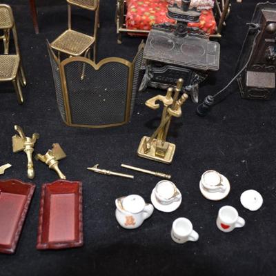 Large Lot of Misc. Dolls House Furniture - AS IS