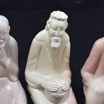 Beautiful 11 Piece Hand Carved Soapstone Nativity Set - AS IS
