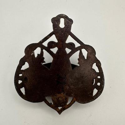 Antique Cast Iron Match Stick Holder