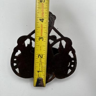 Antique Cast Iron Match Stick Holder