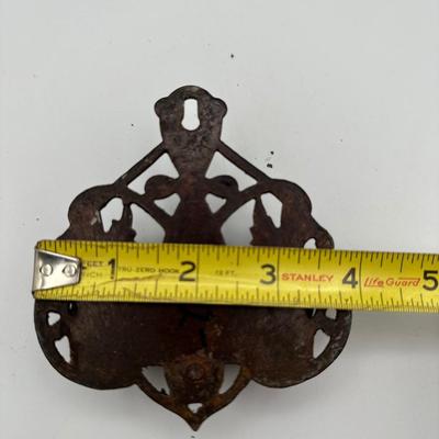 Antique Cast Iron Match Stick Holder