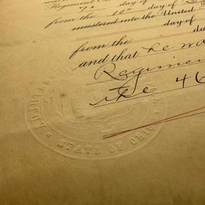 Soldiers Discharge Papers