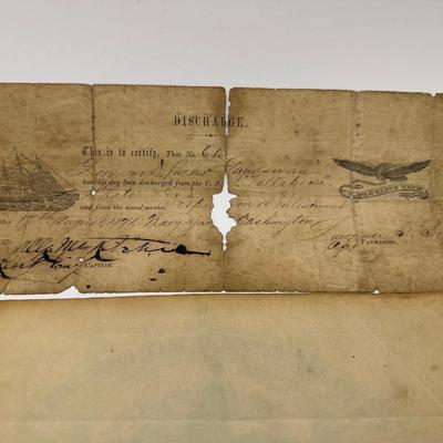 Soldiers Discharge Papers