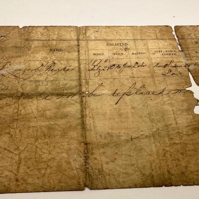 Soldiers Discharge Papers