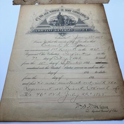 Soldiers Discharge Papers