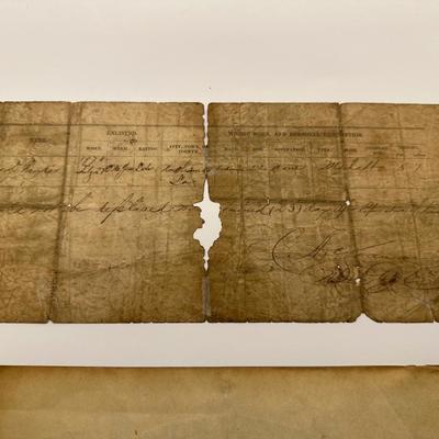 Soldiers Discharge Papers