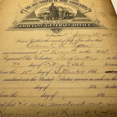 Soldiers Discharge Papers