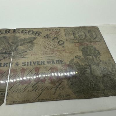 Early New Orleans Bill