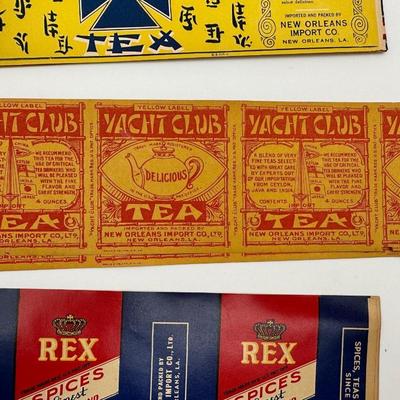 Collection of New Orleans Vintage Paper Labels