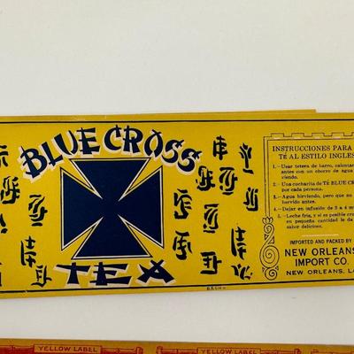 Collection of New Orleans Vintage Paper Labels