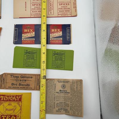 Collection of New Orleans Vintage Paper Labels