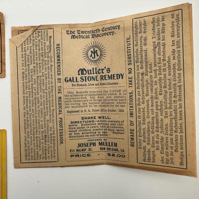 Collection of New Orleans Vintage Paper Labels