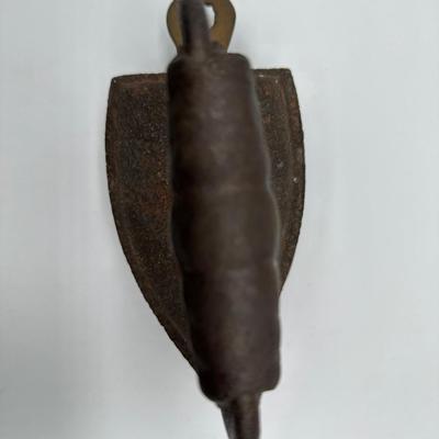 Vintage Flat Iron & Footed Cast Iron Trivet