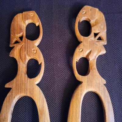 Wooden Bowls (includes signed), Salad Tongs and More (DR-DW)