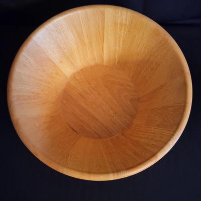 Wooden Bowls (includes signed), Salad Tongs and More (DR-DW)