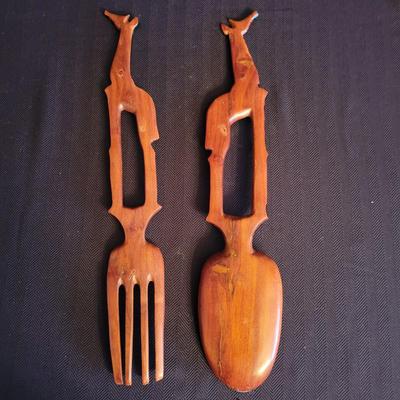 Wooden Bowls (includes signed), Salad Tongs and More (DR-DW)