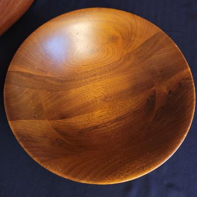 Wooden Bowls (includes signed), Salad Tongs and More (DR-DW)