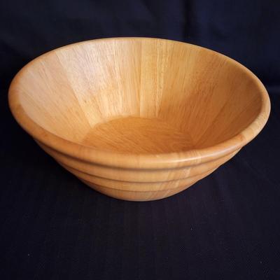 Wooden Bowls (includes signed), Salad Tongs and More (DR-DW)