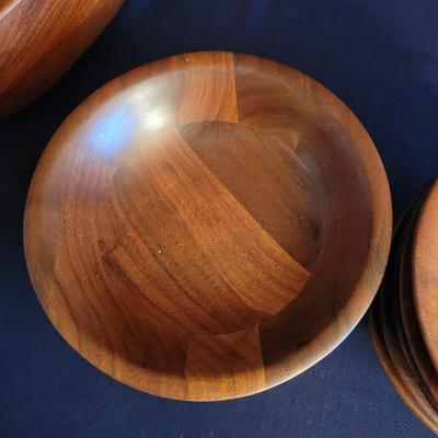 Wooden Bowls (includes signed), Salad Tongs and More (DR-DW)