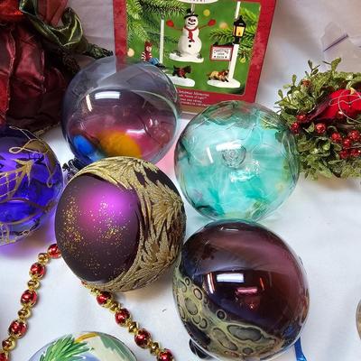 Hand Blown Glass Christmas Ornaments & More  (S1-JS)