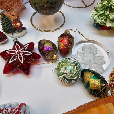 Hand Blown Glass Christmas Ornaments & More  (S1-JS)