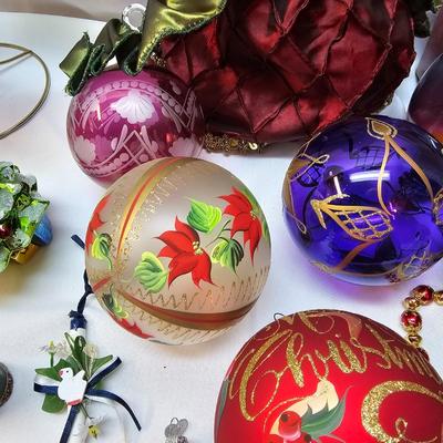 Hand Blown Glass Christmas Ornaments & More  (S1-JS)