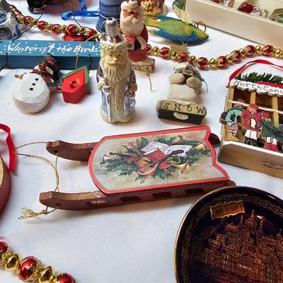 Hand Blown Glass Christmas Ornaments & More  (S1-JS)