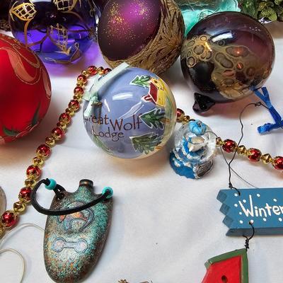 Hand Blown Glass Christmas Ornaments & More  (S1-JS)