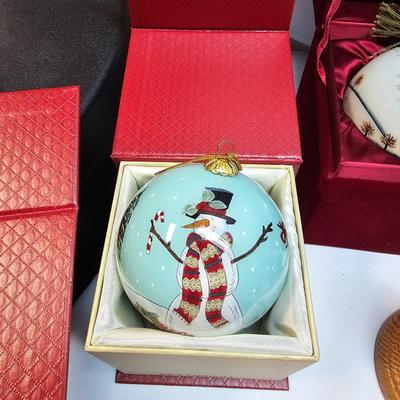 Hand Blown Glass Christmas Ornaments & More  (S1-JS)
