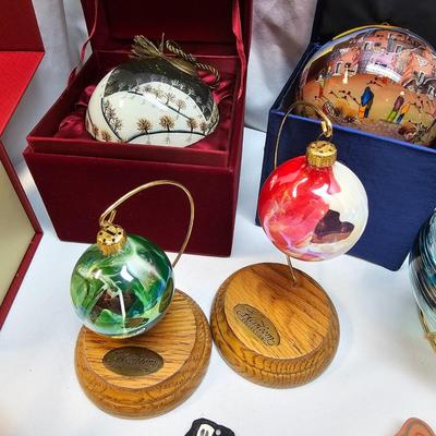 Hand Blown Glass Christmas Ornaments & More  (S1-JS)