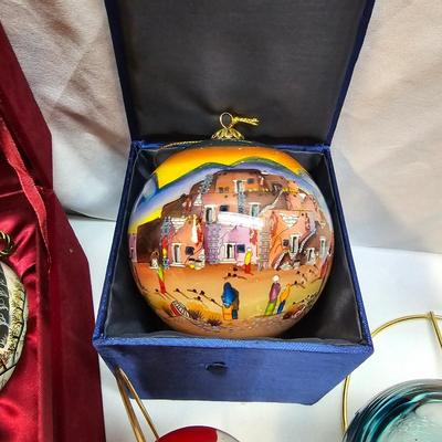 Hand Blown Glass Christmas Ornaments & More  (S1-JS)