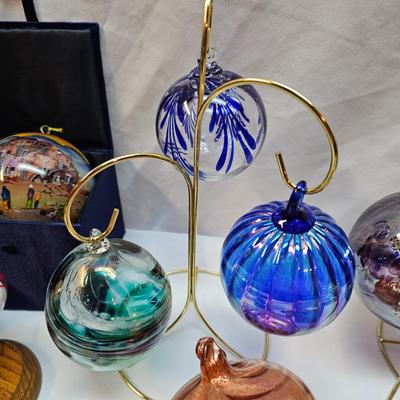 Hand Blown Glass Christmas Ornaments & More  (S1-JS)