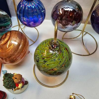 Hand Blown Glass Christmas Ornaments & More  (S1-JS)