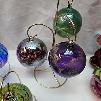 Hand Blown Glass Christmas Ornaments & More  (S1-JS)