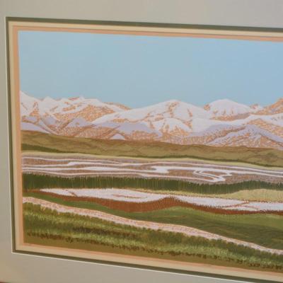 Alaskan Ree Nancarrow "Denali" Print 1983 Framed, Matted, & Signed 183/195