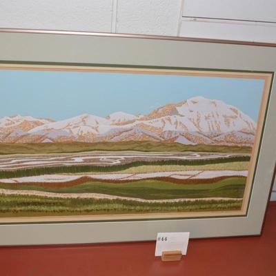 Alaskan Ree Nancarrow "Denali" Print 1983 Framed, Matted, & Signed 183/195