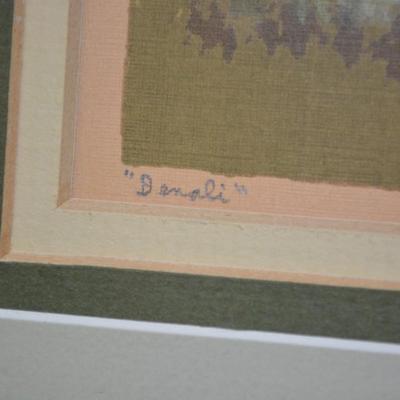 Alaskan Ree Nancarrow "Denali" Print 1983 Framed, Matted, & Signed 183/195