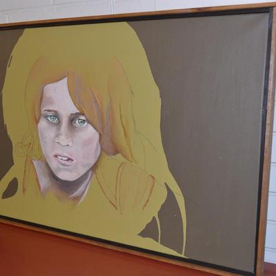 Original Art from Photograph Acrylic & Ink on Canvas 37.5"X27.5"