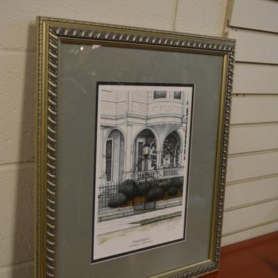 Signed Troy Cotrill Artist's Proof Print 15/200 "Simple Elegance" Charleston, SC