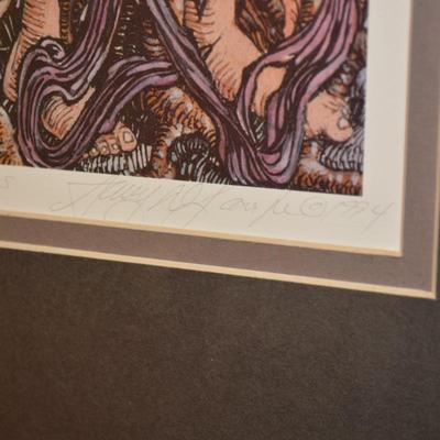 Signed Gary DeLamatre "Notes, Scales, and Musical Elves" Print 16/300