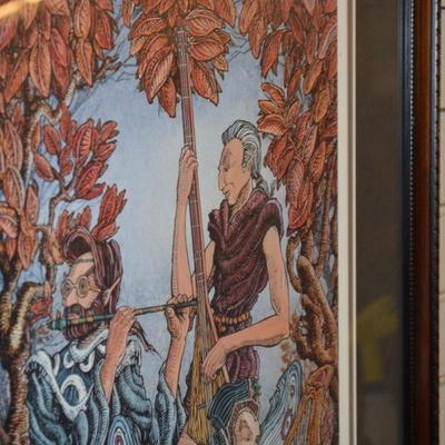 Signed Gary DeLamatre "Notes, Scales, and Musical Elves" Print 16/300