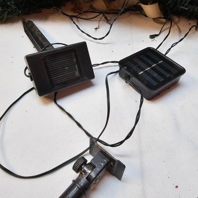 Silk Poinsettias, Greenery & Wrapping Items  (S1-JS)