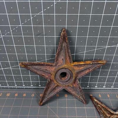 Cast Iron Star Washers (4) AWESOME 