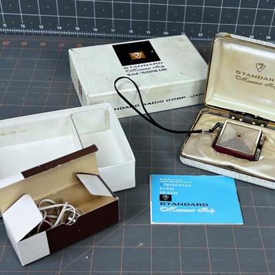 Standard Micromic Ruby Transistor Radio With Original Box 
