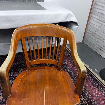 WOOD Rolling Office Chair  