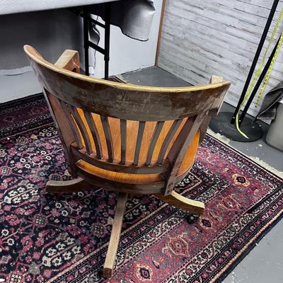 WOOD Rolling Office Chair  