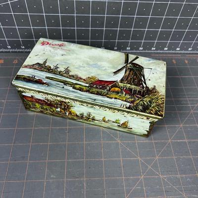 DROSTES Antique Holland Chocolate Tin 
